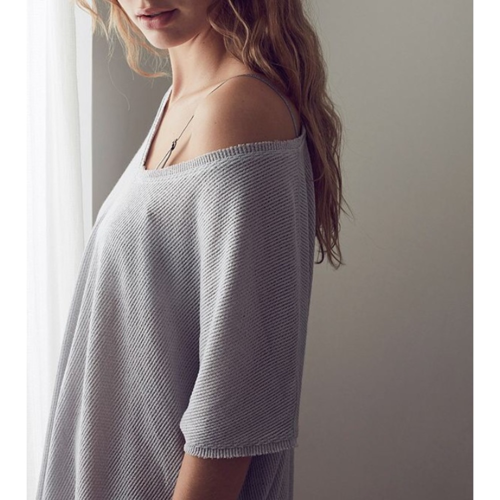 Frankie Oversized Thermal Tee